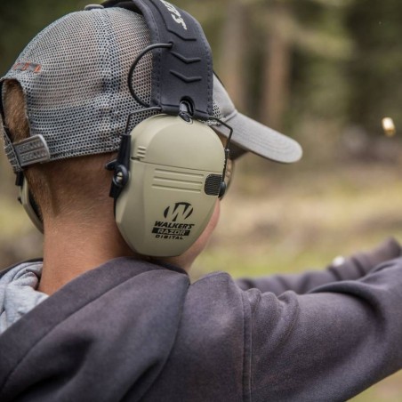 Walker's Razor Slim aktywne ochronniki słuchu FDE