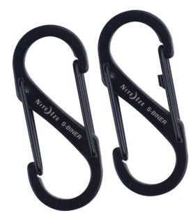 Nite Ize S-Biner 1 2Pack czarny