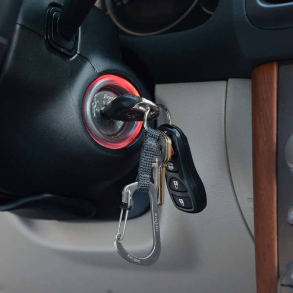 Karabińczyk Nite Ize SlideLock Key Ring 3 Stalowy