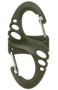 Karabińczyk M-TAC S-Hook plastikowy Olive 2