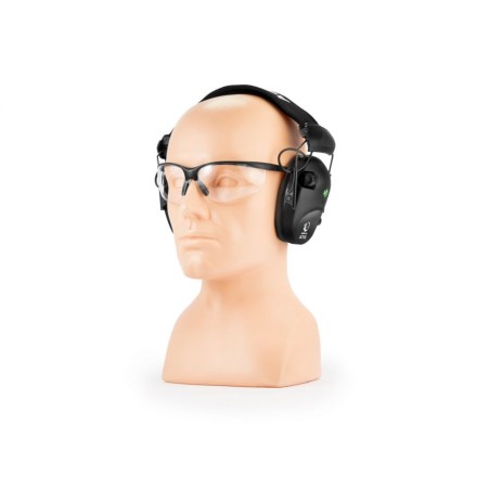 Słuchawki ochronniki słuchu RealHunter Active PRO  i Okulary - Czarne