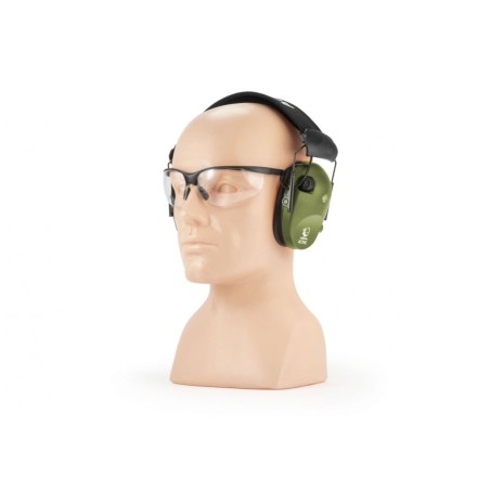 Słuchawki ochronniki słuchu RealHunter Active PRO i Okulary - Olive