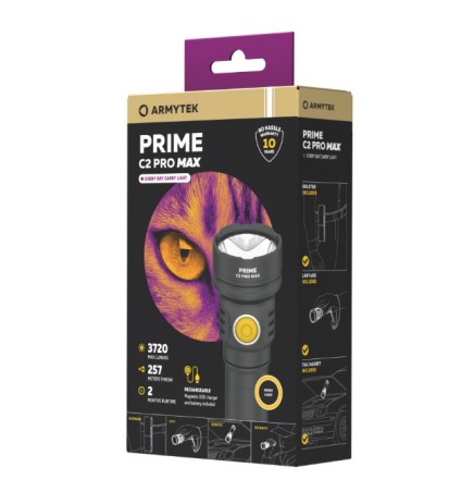 ARMYTEK Prime C2 Pro Max 3720 lm ciepłe światło