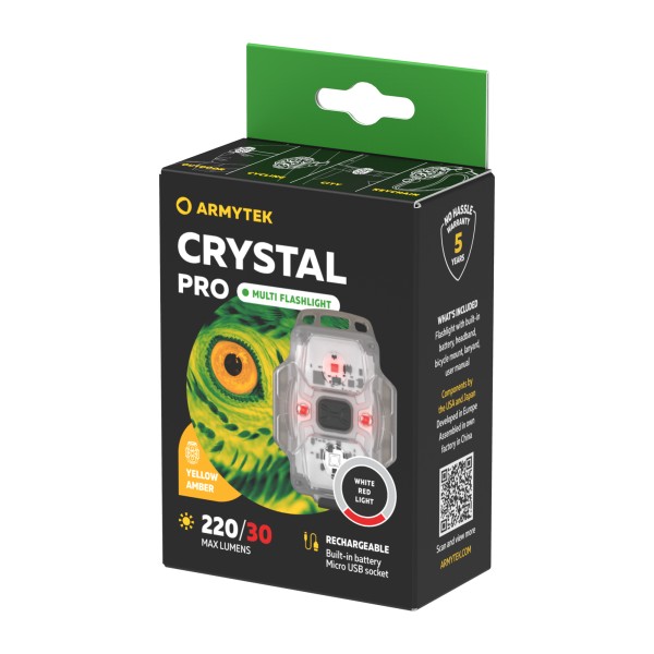 ARMYTEK Crystal PRO Yellow latarka 220 lm