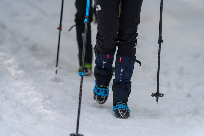 Stuptuty VOLVEN Winter Hike Uniwersalne - Czarne