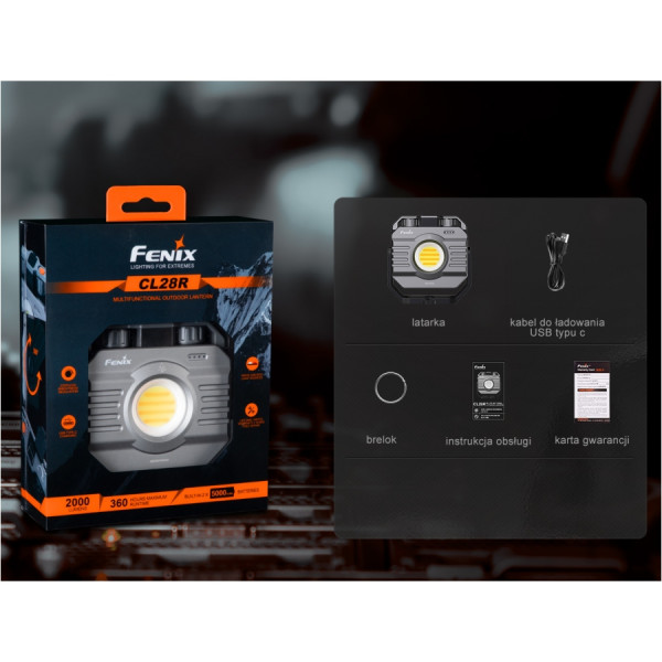 FENIX CL28R latarka diodowa 2000 lm
