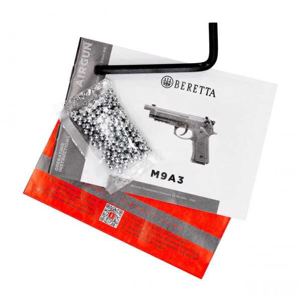 Wiatrówka Beretta M9 A3 4,5 mm FDE CO2 BB