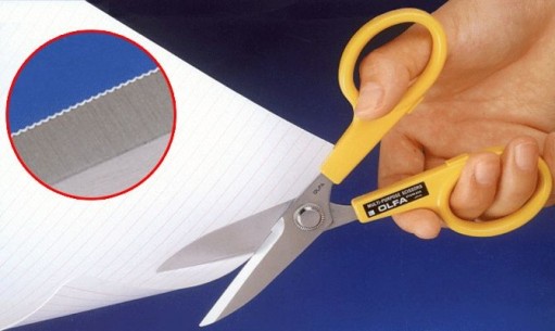 Nożyczki OLFA SCS-2 ząbkowane 55 mm 2