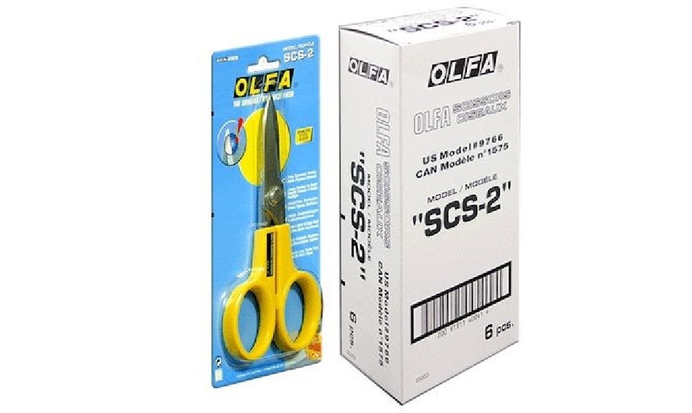 Nożyczki OLFA SCS-2 ząbkowane 55 mm
