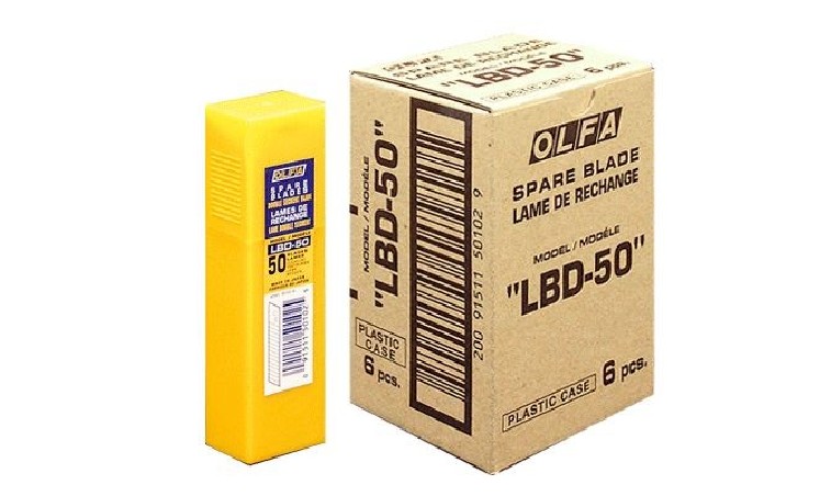 Ostrza segmentowe 18 mm OLFA LBD-50, 50 szt
