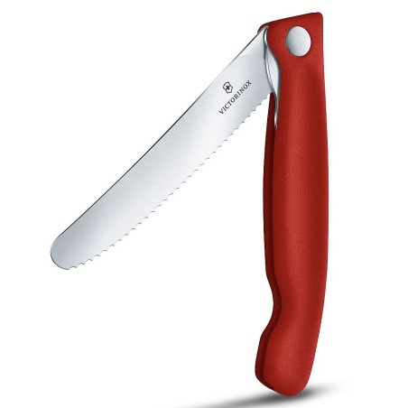 Nóż ząbkowany Victorinox Swiss Classic czerwony