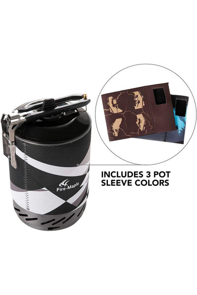 Kuchenka Turystyczna Fire Maple FMS-X2 2200W - Czarna