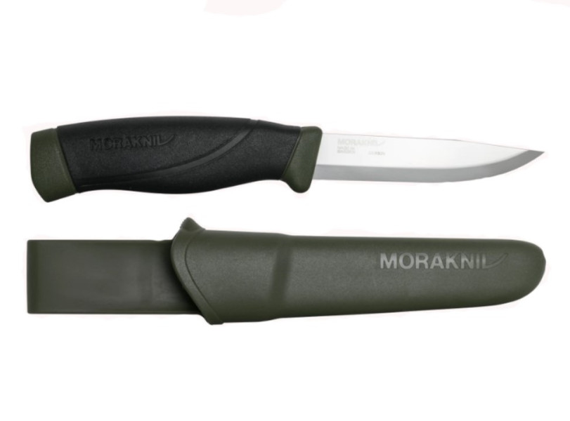 Nóż Morakniv Companion Heavy Duty oliwkowy, stal węglowa