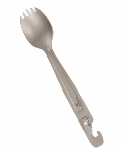 Spork Fire Maple WOODPECKER - Tytanowy