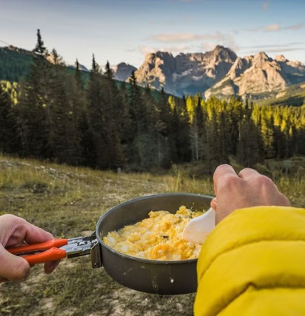 Zestaw naczyń Fire Maple FEAST 1, pomarańczowy