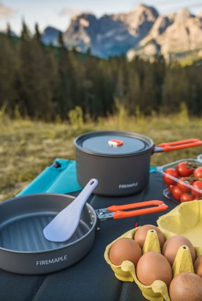 Zestaw naczyń Fire Maple FEAST 1, pomarańczowy