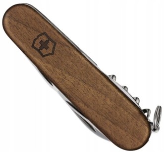 Scyzoryk Szwajcarski Victorinox Huntsman Wood 1.3711.63 Orzech 2