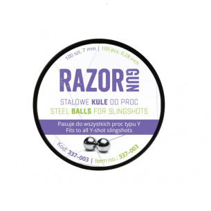 Kulki do procy RazorGun 7 mm, 100 szt.