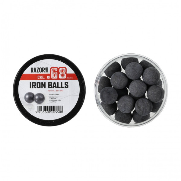 Kule gumowo-metalowe RazorGun 68 kal..68 20 szt.