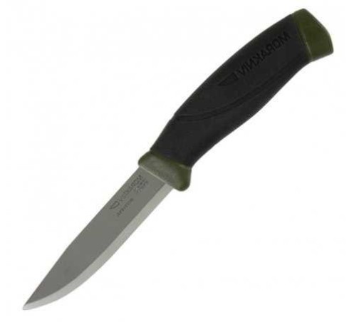 Nóż Morakniv Companion MG Heavy Duty oliwkowy - stal węglowa