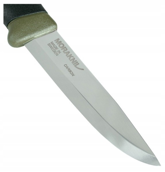 Nóż Morakniv Companion MG oliwkowy, stal węglowa