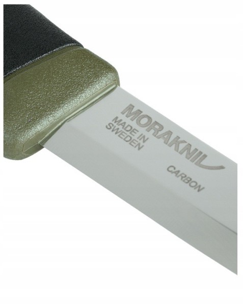 Nóż Morakniv Companion MG oliwkowy, stal węglowa