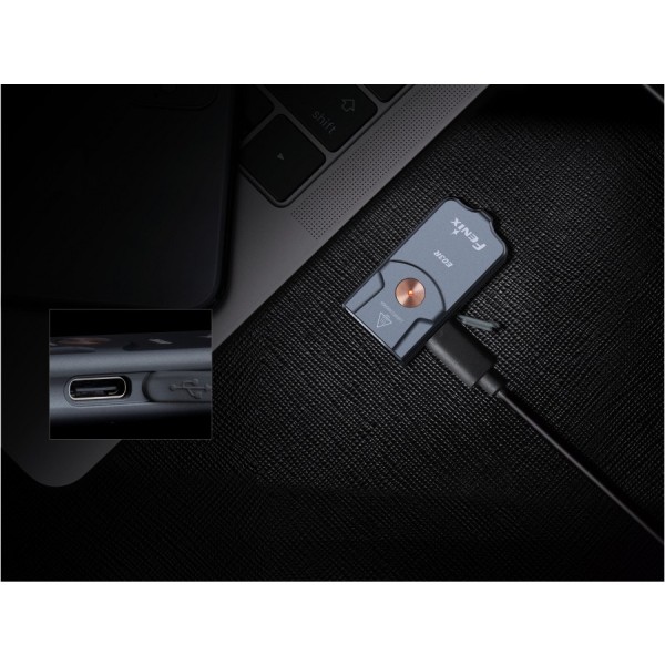 Latarka diodowa FENIX E03R 260 lm