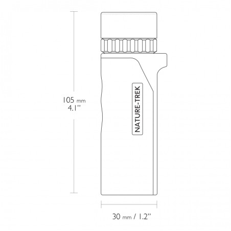 Monokular Hawke Nature Trek 10x25 Zielony