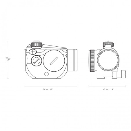 Kolimator Hawke Vantage RD 1x20 Dovetail 3 MOA Dot