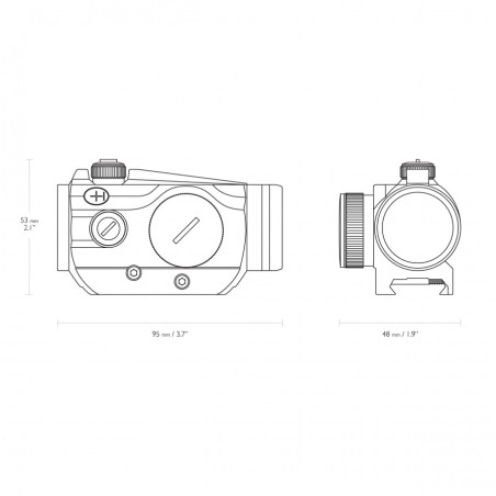 Kolimator Hawke Vantage RD 1x25 3 MOA