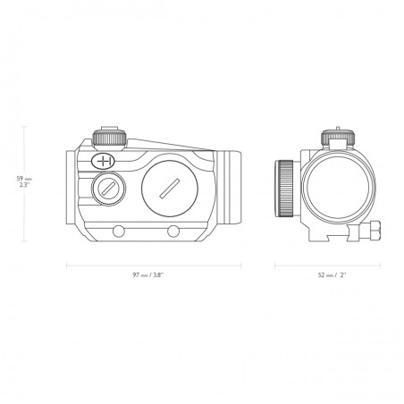 Kolimator Hawke Vantage RD 1x30 Dovetail 3 MOA Dot