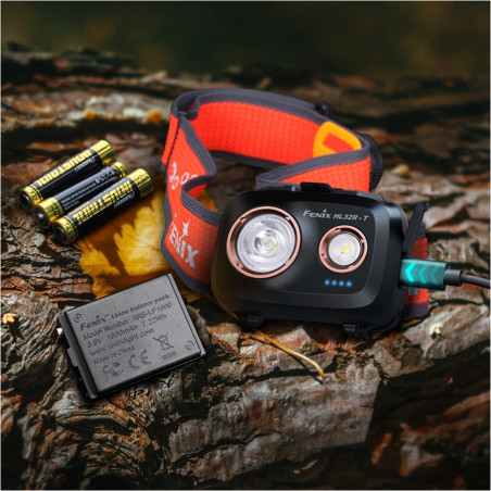 Fenix HL32R-T czarna czołówka 800 lm USB-C IP66