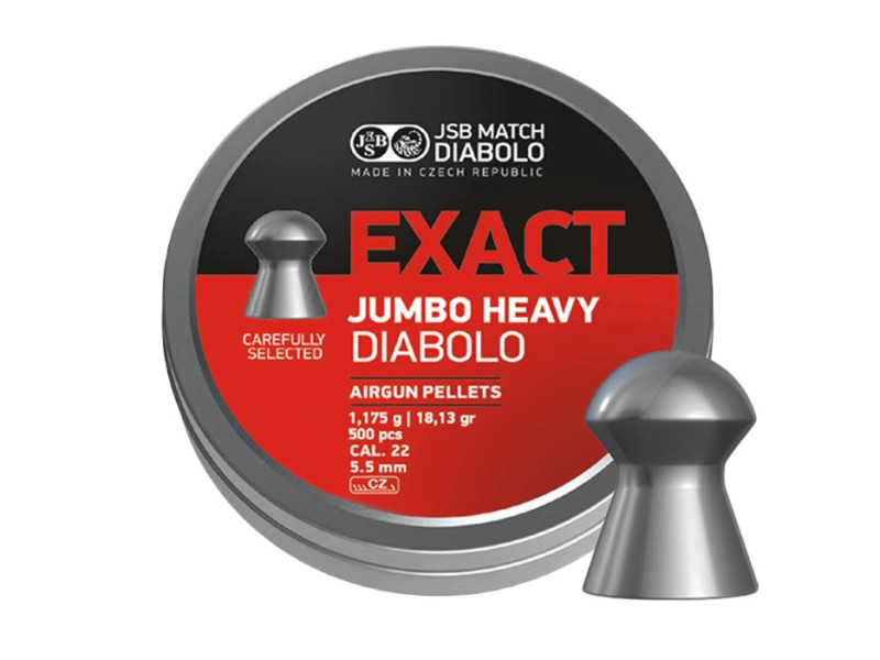 Śrut JSB Exact Jumbo Heavy 5,52 mm