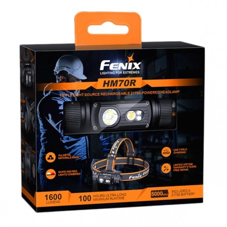 Fenix HM70R latarka czołowa 1600 lm