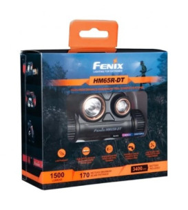 Fenix HM65R-DT czołówka 1500 lm ciemnofioletowa 2