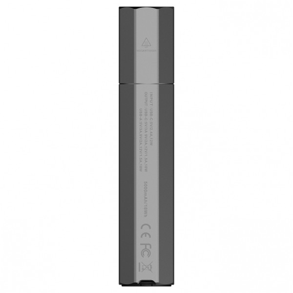 Fenix E-CP Czarna 1600 lm latarka z powerbankiem