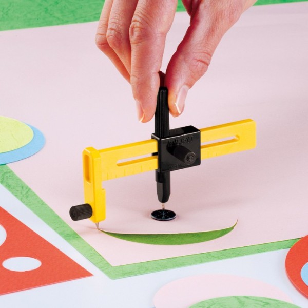 Cyrkiel nóż do wycinania kół 1-15 cm