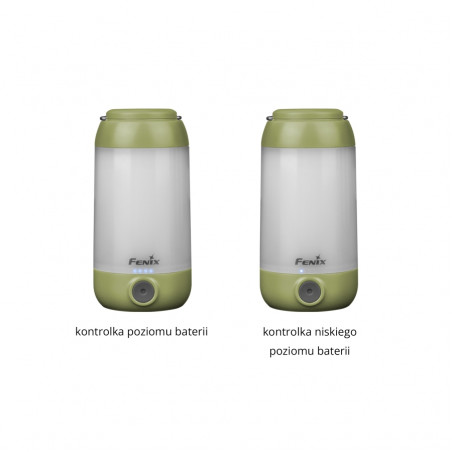 Fenix CL26R Zielona lampa kempingowa 400 lm