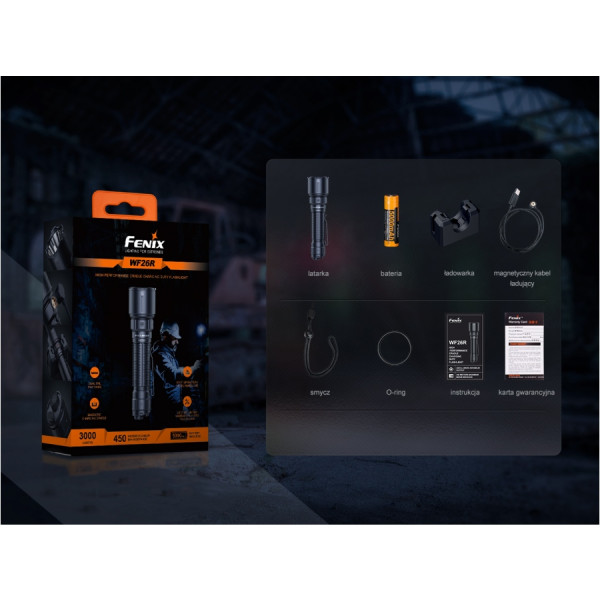 Latarka diodowa Fenix WF26R 3000 lm