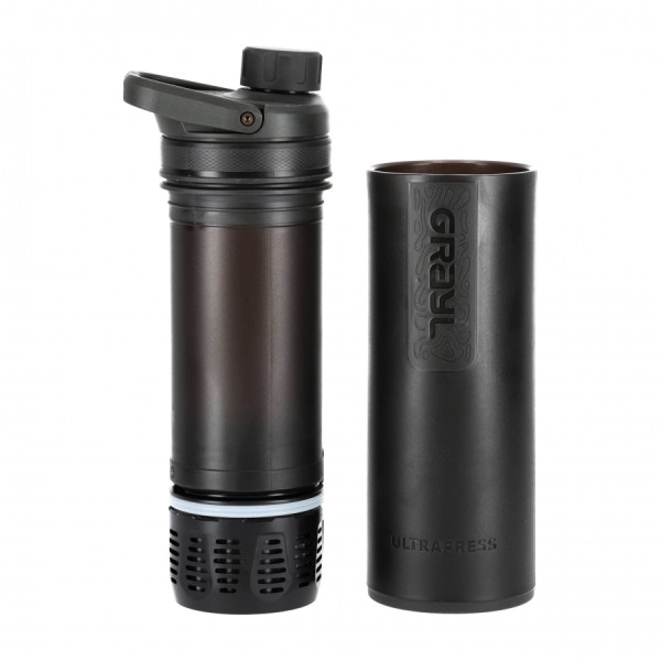 Butelka filtrująca Grayl UltraPress Cover 450ml - Czarna