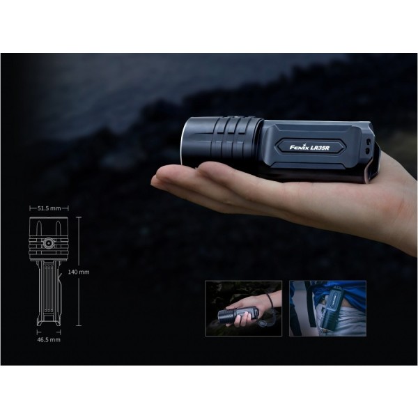 Latarka diodowa FENIX LR35R 10000 lm