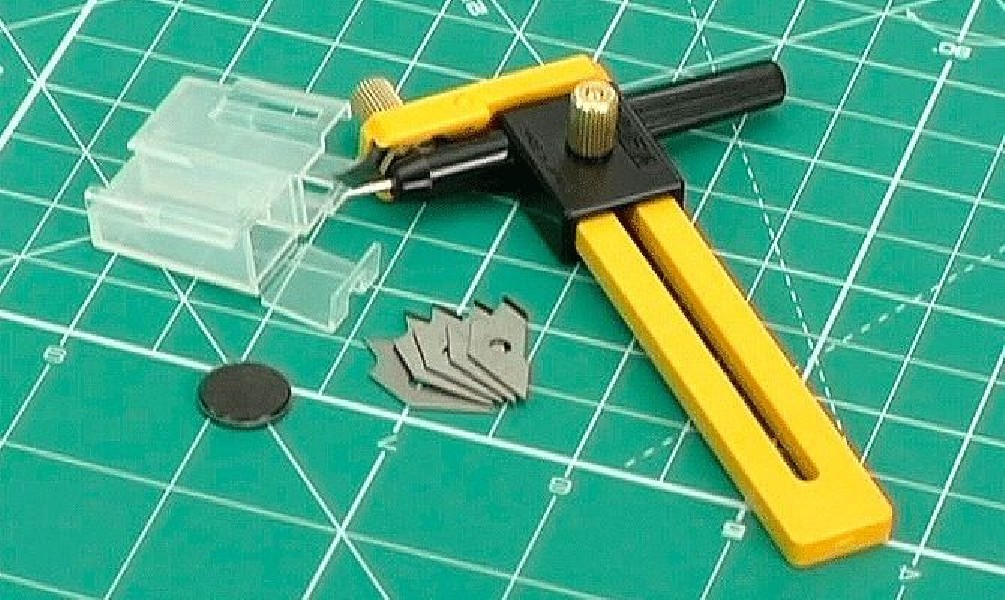 Cyrkiel nóż do wycinania kół 1-15 cm