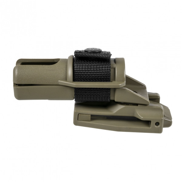 Pałka teleskopowa ESP Baton 21 czarna, zielona rękojeść