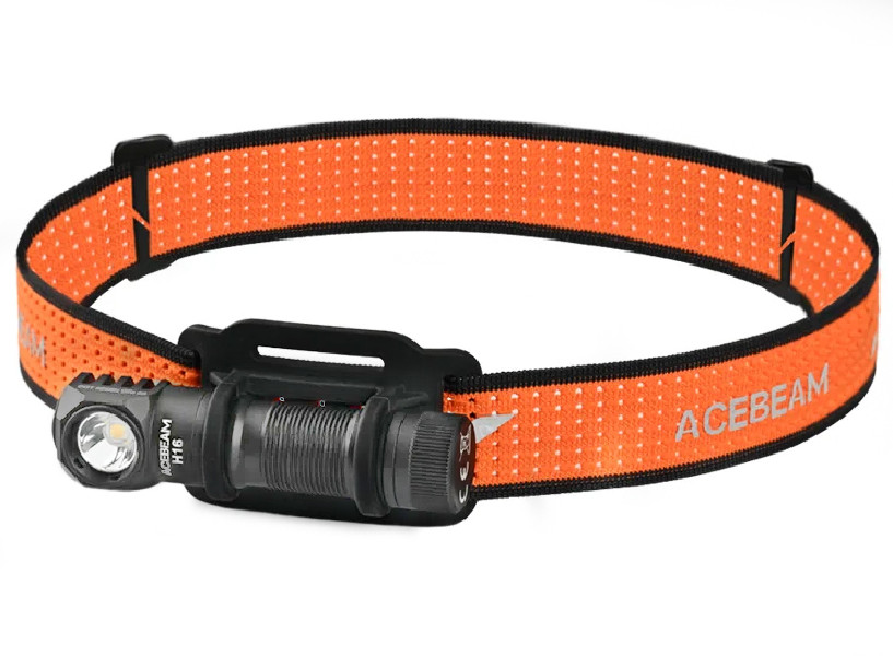 Acebeam H16 latarka czołowa 1000 lm 105 m 6500K szara