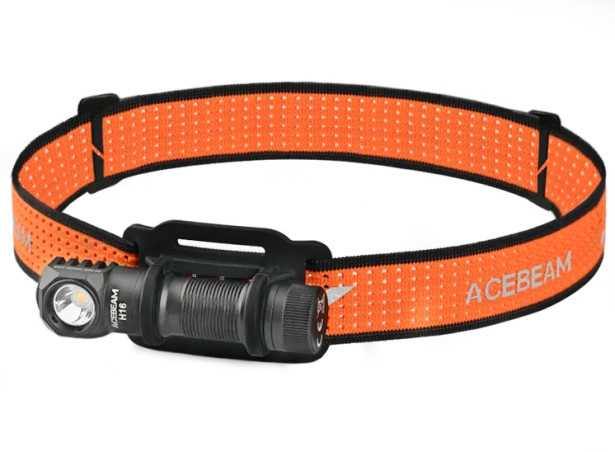 Acebeam H16 latarka czołowa 1000 lm 105 m 6500K szara