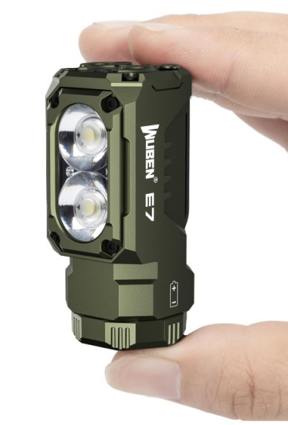 WUBEN E7 6500K zielona 1800 lm