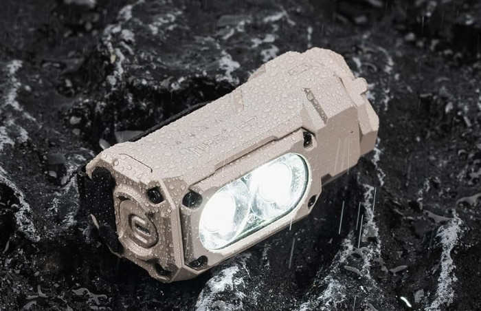 Latarka diodowa WUBEN E7 Światło Białe 6500K Khaki - 1800lm