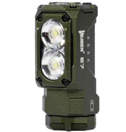 WUBEN E7 6500K zielona 1800 lm