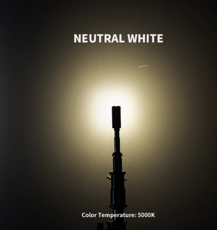 Latarka diodowa WUBEN E7 Światło Białe 5000K Czarna - 1800lm