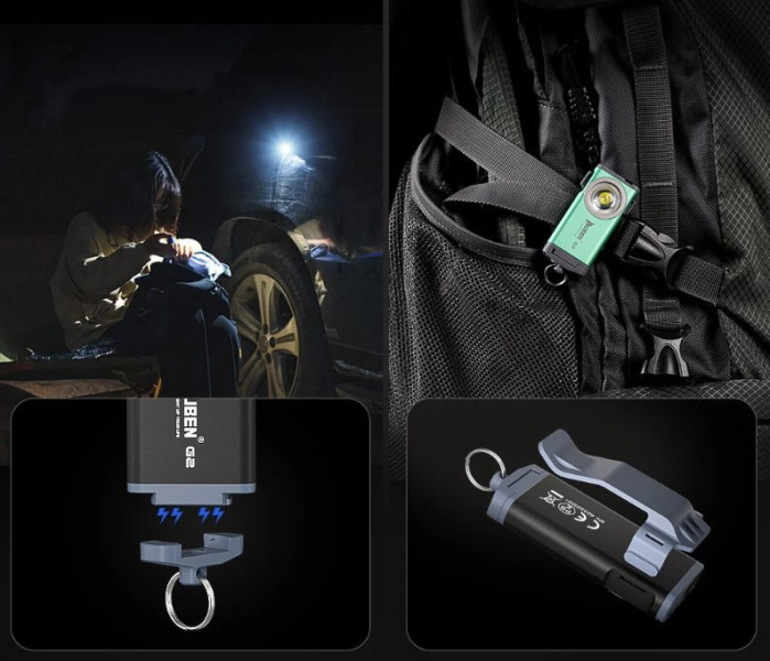 Latarka diodowa WUBEN G2 Zielona - 500lm